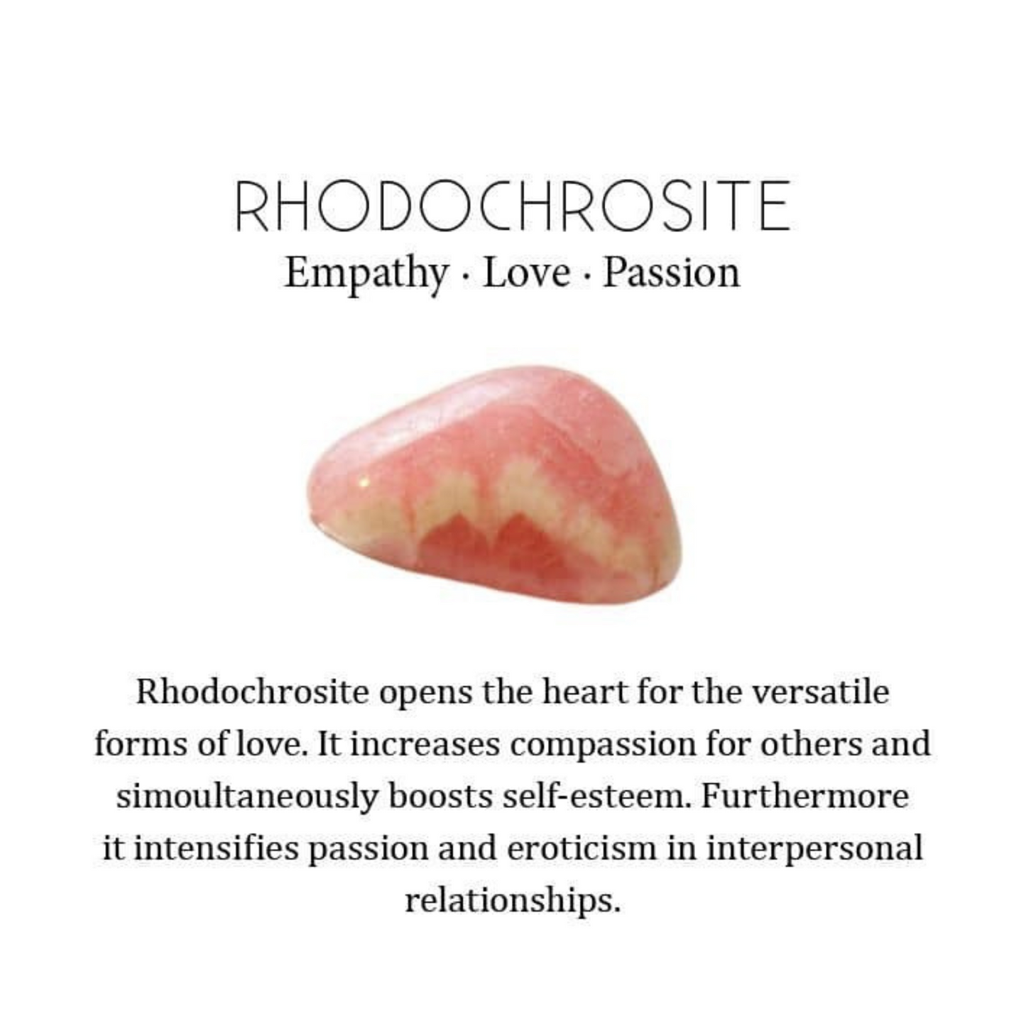 Natural Rhodochrosite Loose Gemstone Cabochon