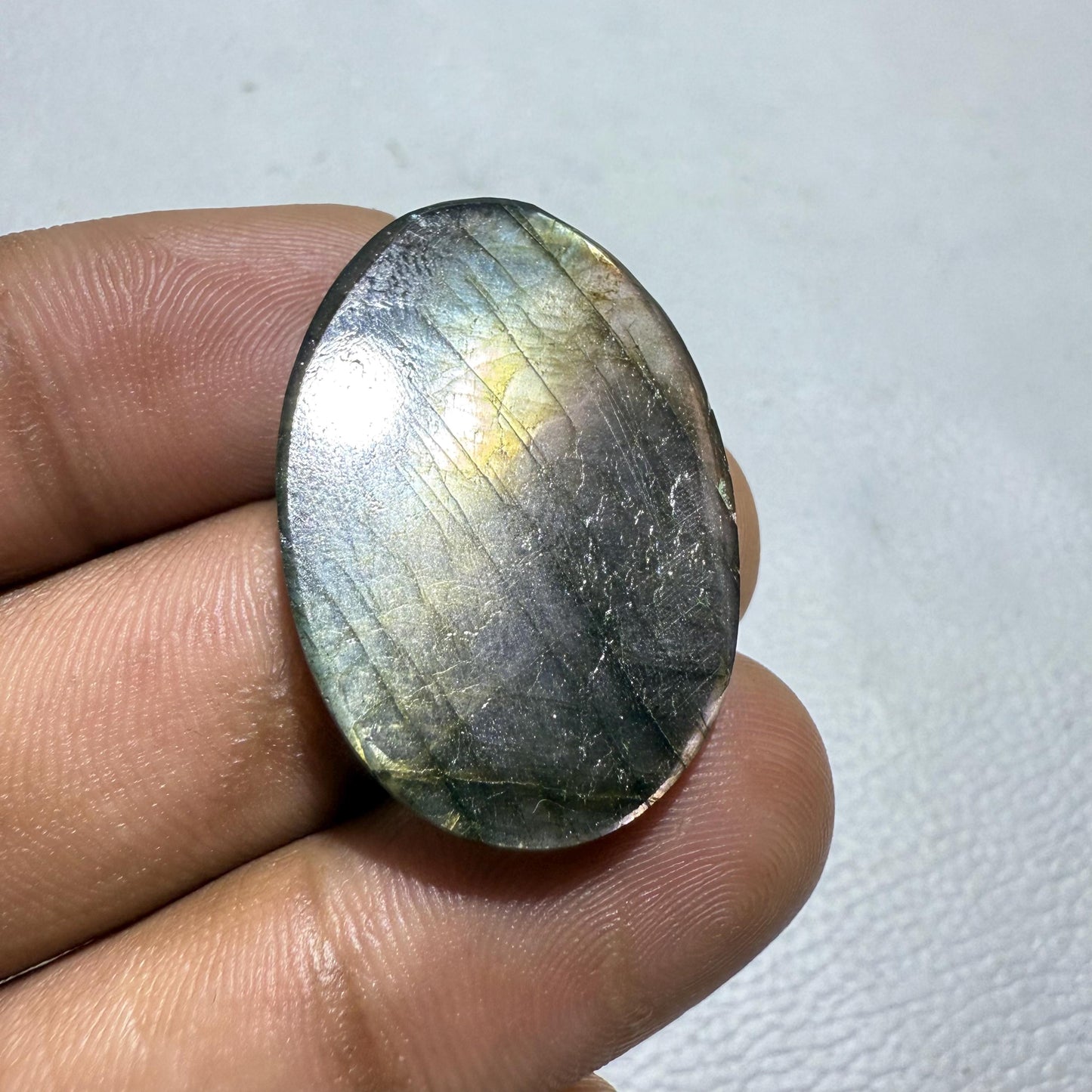 Purple Labradorite Oval Cabochon, 29.7 Cts, Loose Gemstone for Jewelry Making