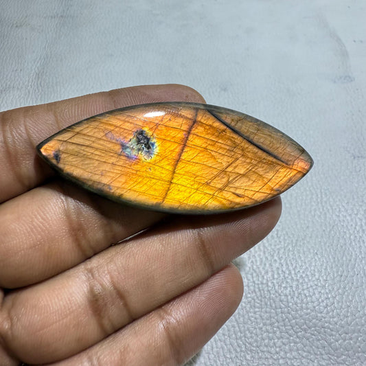 Marquise Labradorite Cabochon - Natural Labradorite Gemstone Cabochon in Marquise Shapes only! Labradorite for Jewelry Making, 98.9 ct