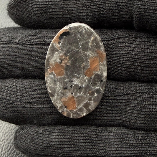Natural UV Reactive Yooperlite Oval Cabochon, 34.5x22x5.5mm, 38cts, Loose Gemstone for Jewelry Making