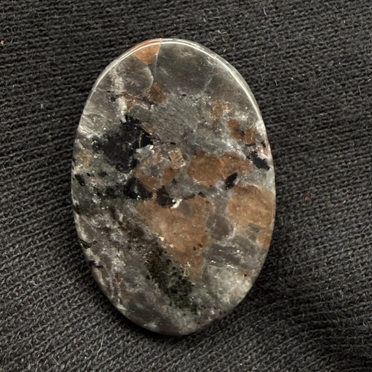 Natural UV Reactive Yooperlite Oval Cabochon, 29 Ct, Loose Gemstone for Jewelry Making