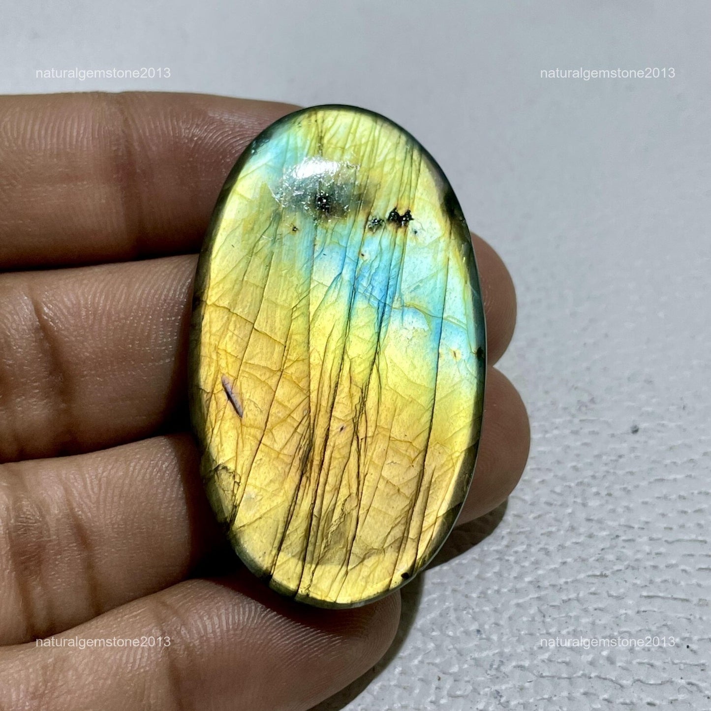 Natural Tiffany Jasper Oval Cabochon, 38x20x5mm, 40 cts, Loose Gemstone for Jewelry Making