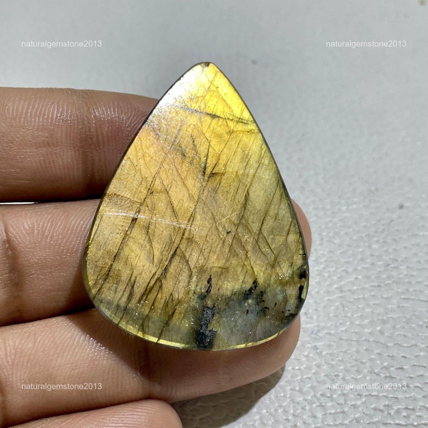 Natural Purple Tiffany Jasper Oval Cabochon, 40x28x5 mm, 43cts, Loose Gemstone for Jewelry Making