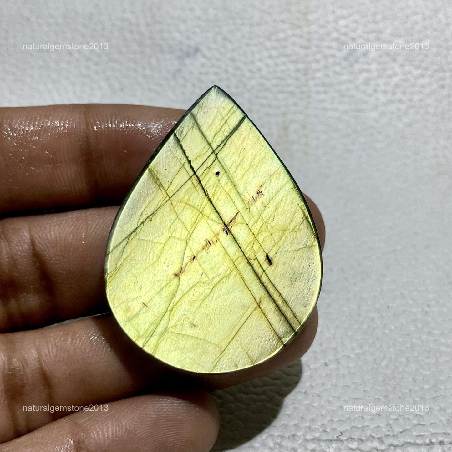 Natural Dendritic Opal Oval Cabochon, 36x34x5mm, Loose Gemstone for Jewelry Making