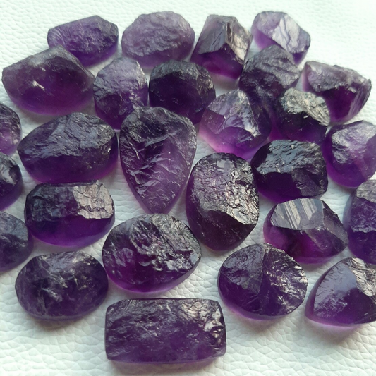Natural Amethyst Druzy Cabochon, Wholesale Lot Cabochon By Weight With Different Shapes And Sizes Used For Jewelry Making (Natural)