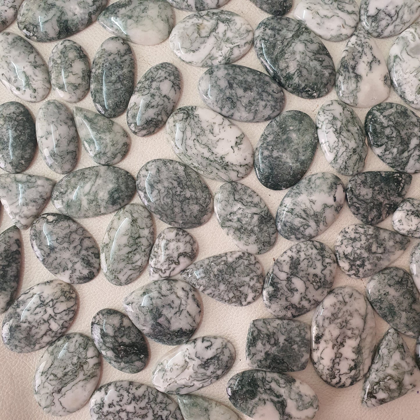 Natural Tree Agate Cabochon (Natural)