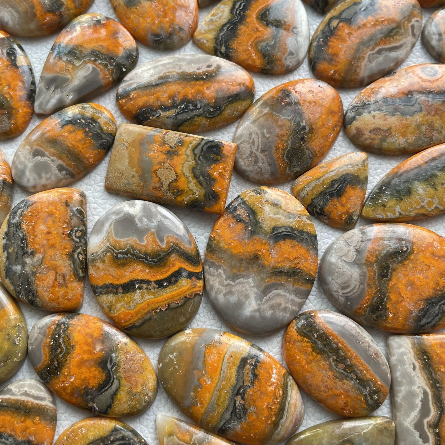 Natural Bumble Bee Jasper Cabochon (Natural)