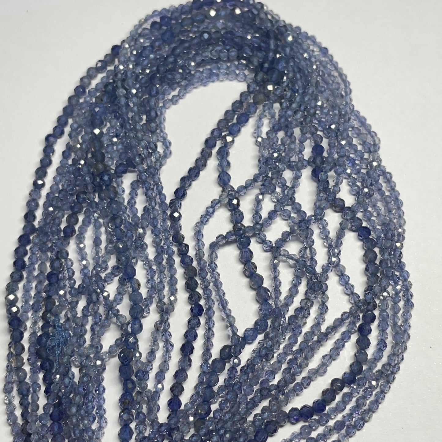Natural Iolite Faceted Cut Beads (Natural)