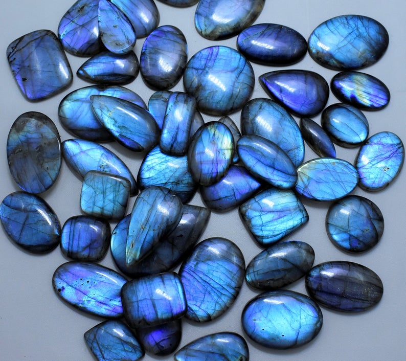 Natural Blue Labradorite Cabochon (Natural)