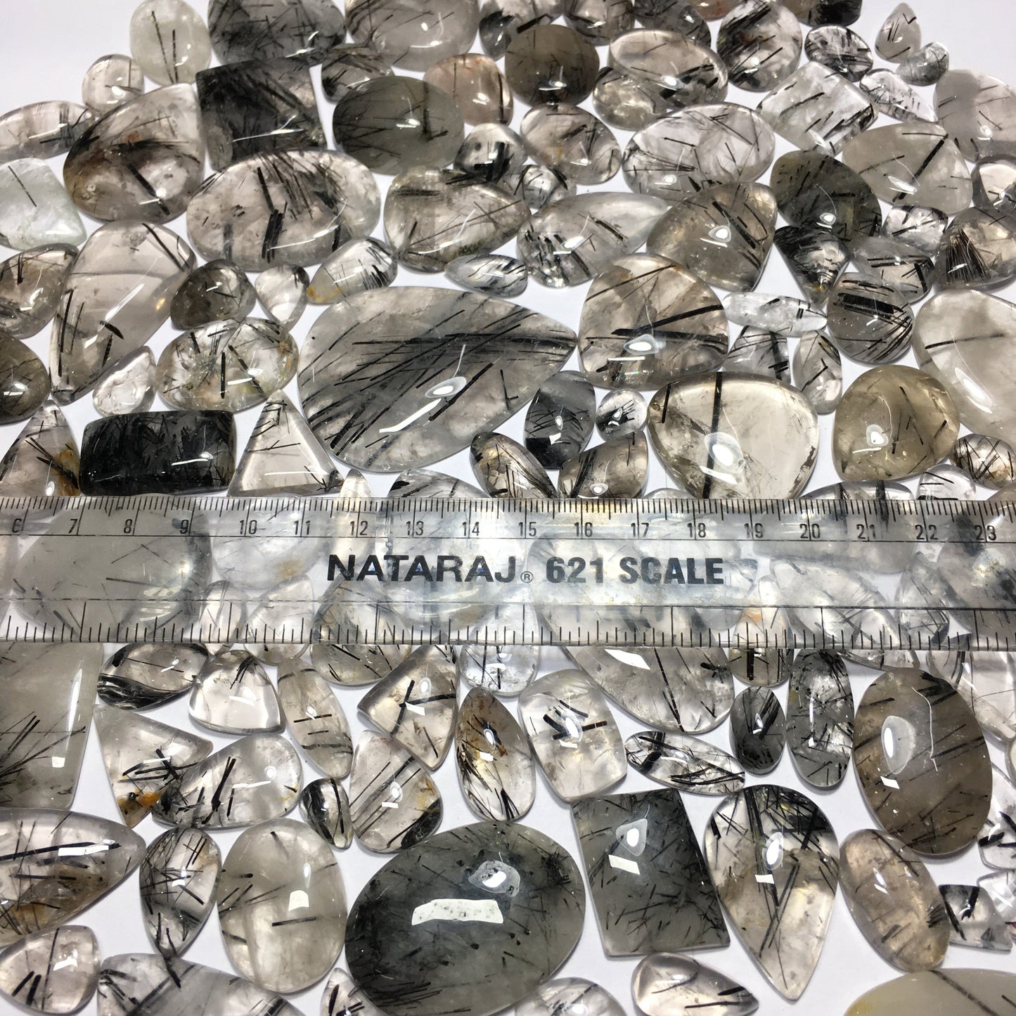 Natural Black Rutile Cabochon (Natural)