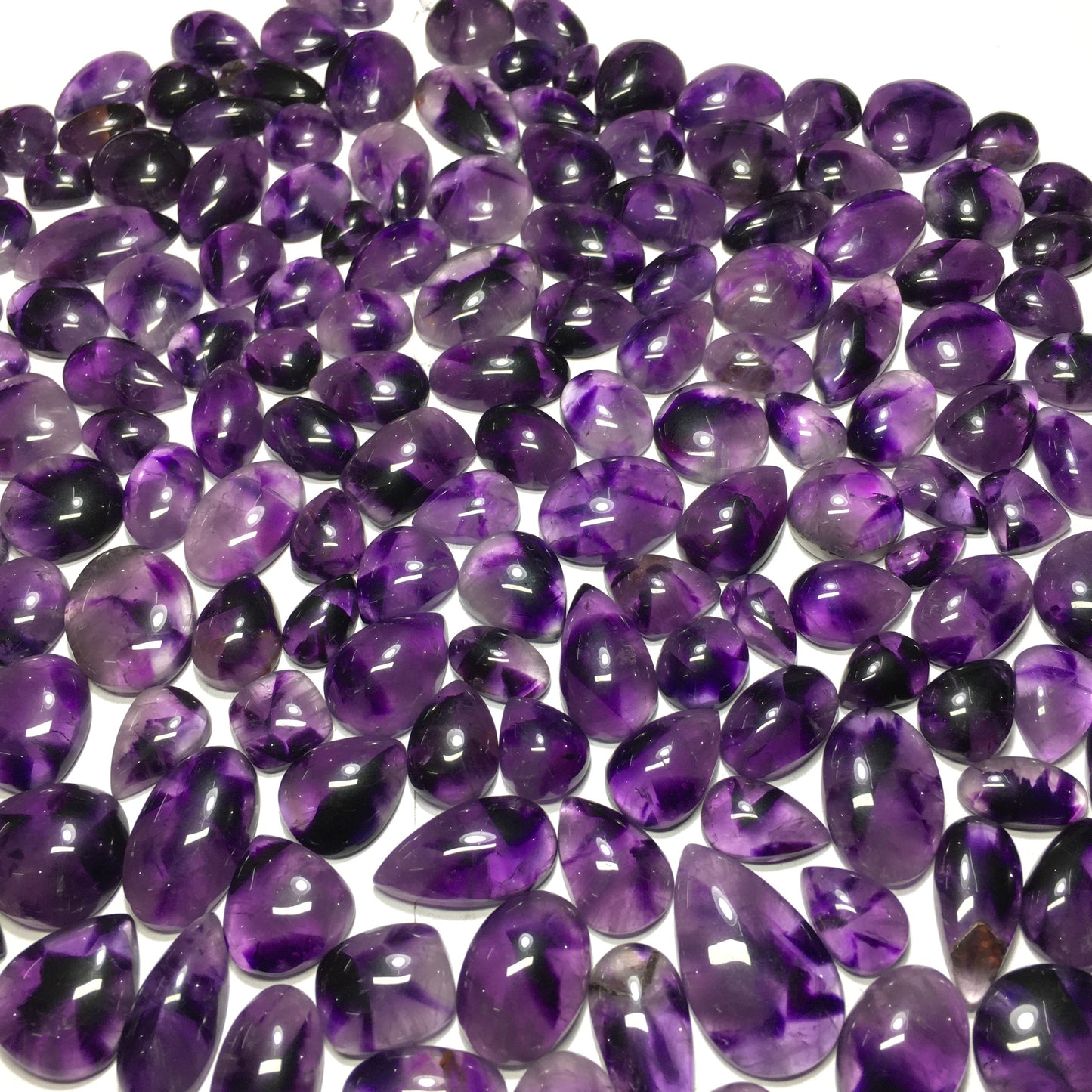 Natural Amethyst Star Cabochon (Natural)
