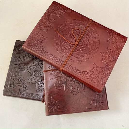 Handcrafted Leather Diary - 7x10 Inch - 40 Pages