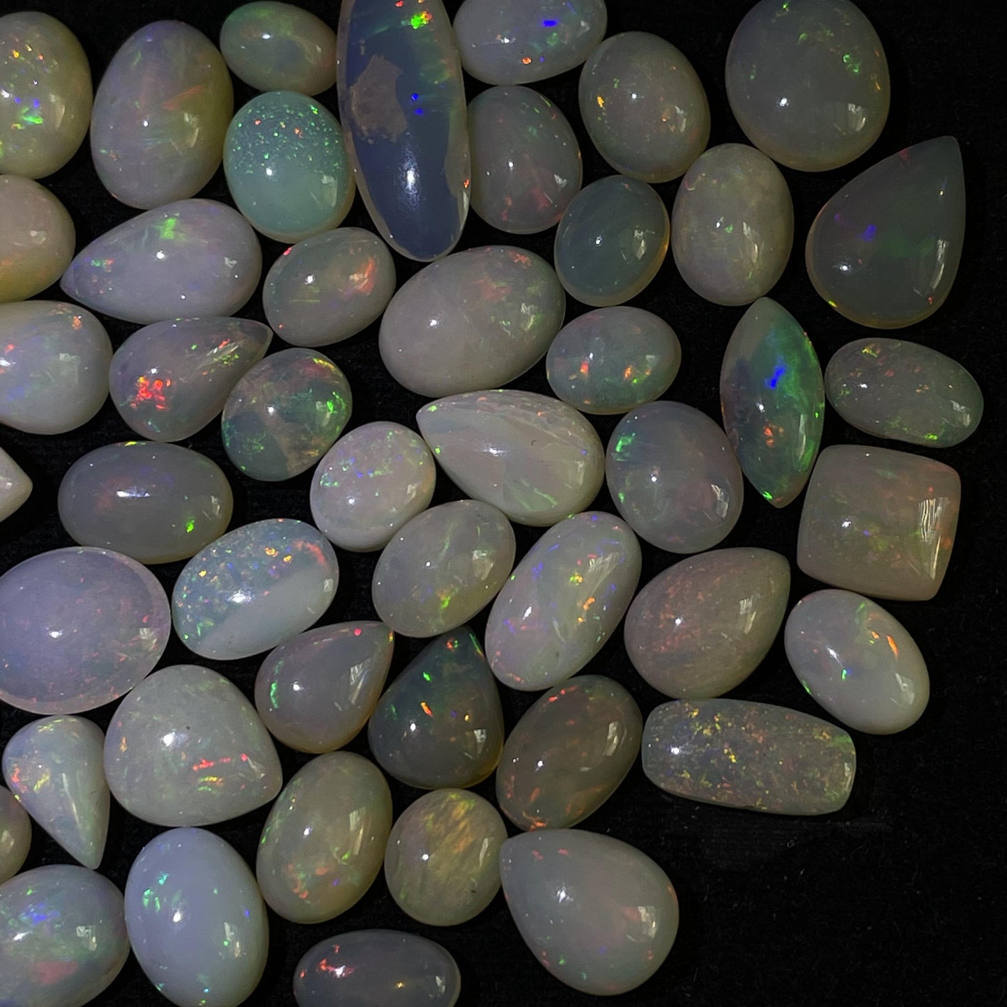 Exquisite Natural Ethiopian Opal Cabochon: Averaging 3.9 cts of Mesmerizing Beauty