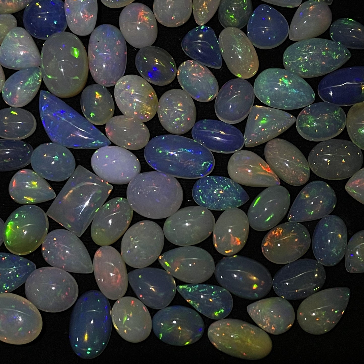 Ethereal Beauty Unveiled: Natural Ethiopian Opal Cabochon - Captivating 5 cts of Exquisite Splendor