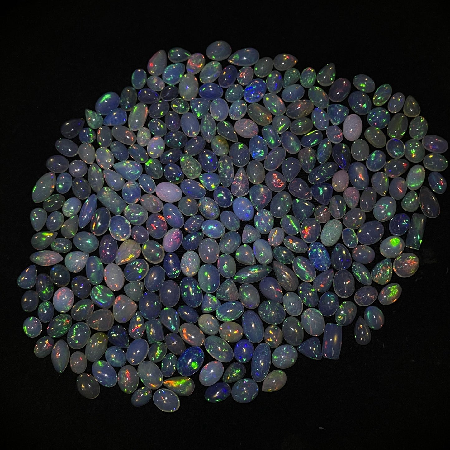 Exquisite Natural Ethiopian Opal Cabochon: Averaging 1.2 cts of Pure Elegance