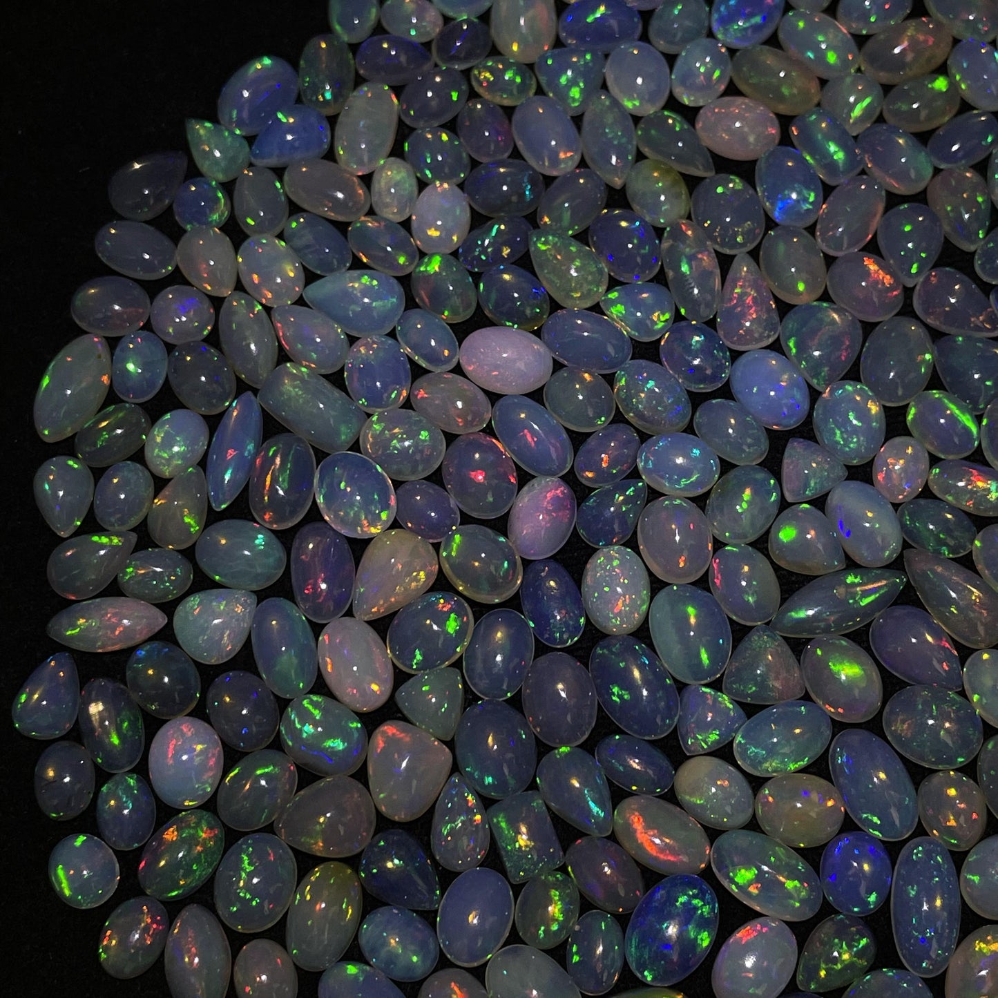 Exquisite Natural Ethiopian Opal Cabochon: Averaging 1.2 cts of Pure Elegance