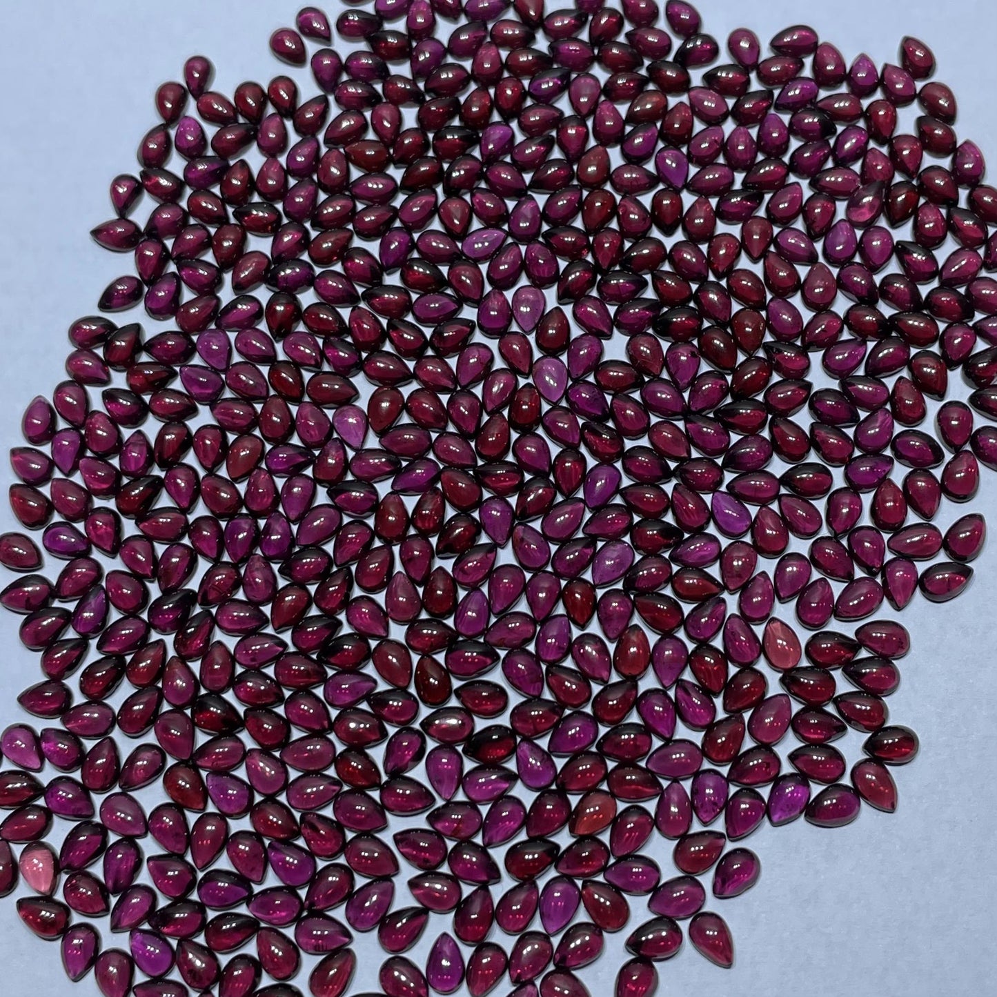 Natural Red Garnet Cabochon (Natural)