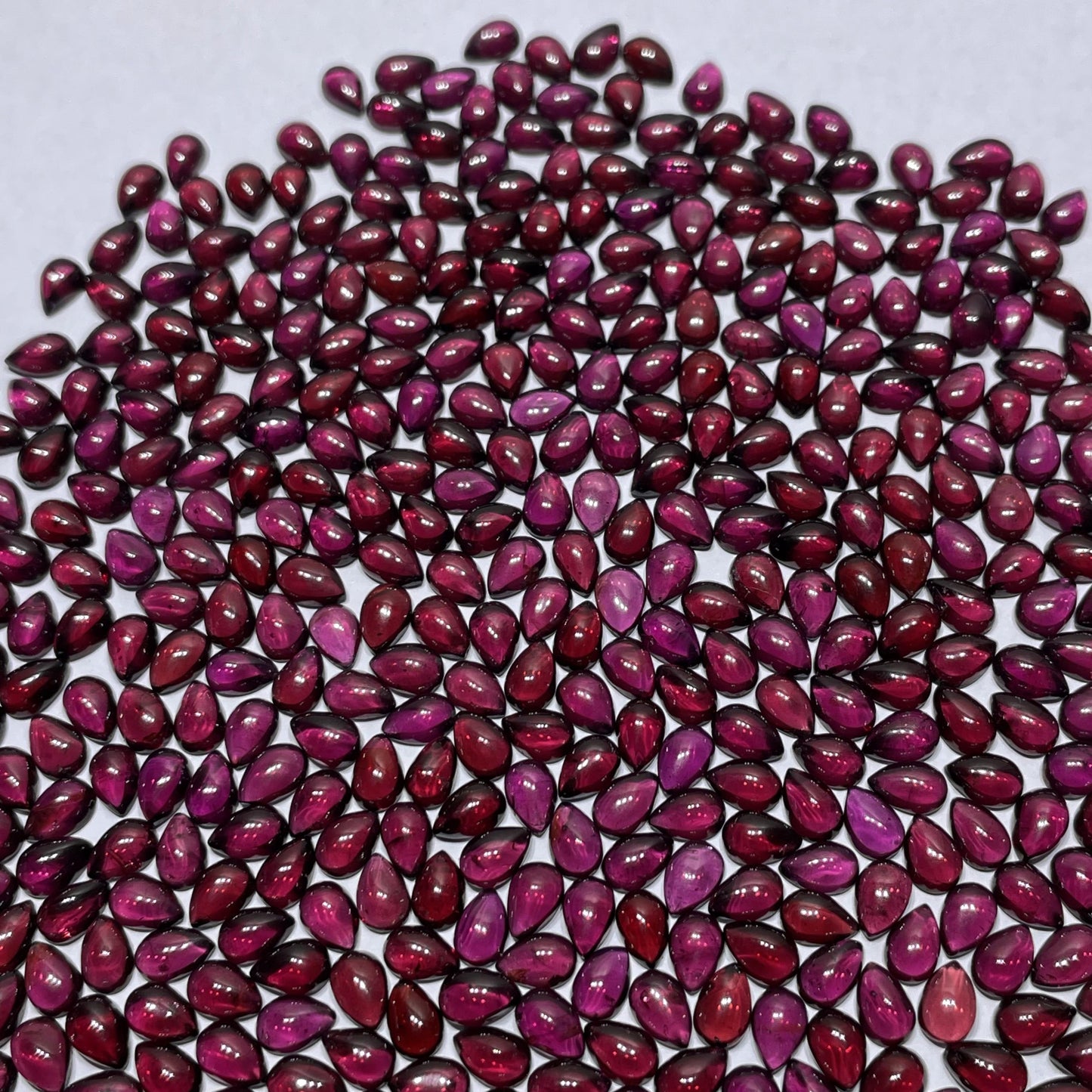 Natural Red Garnet Cabochon (Natural)