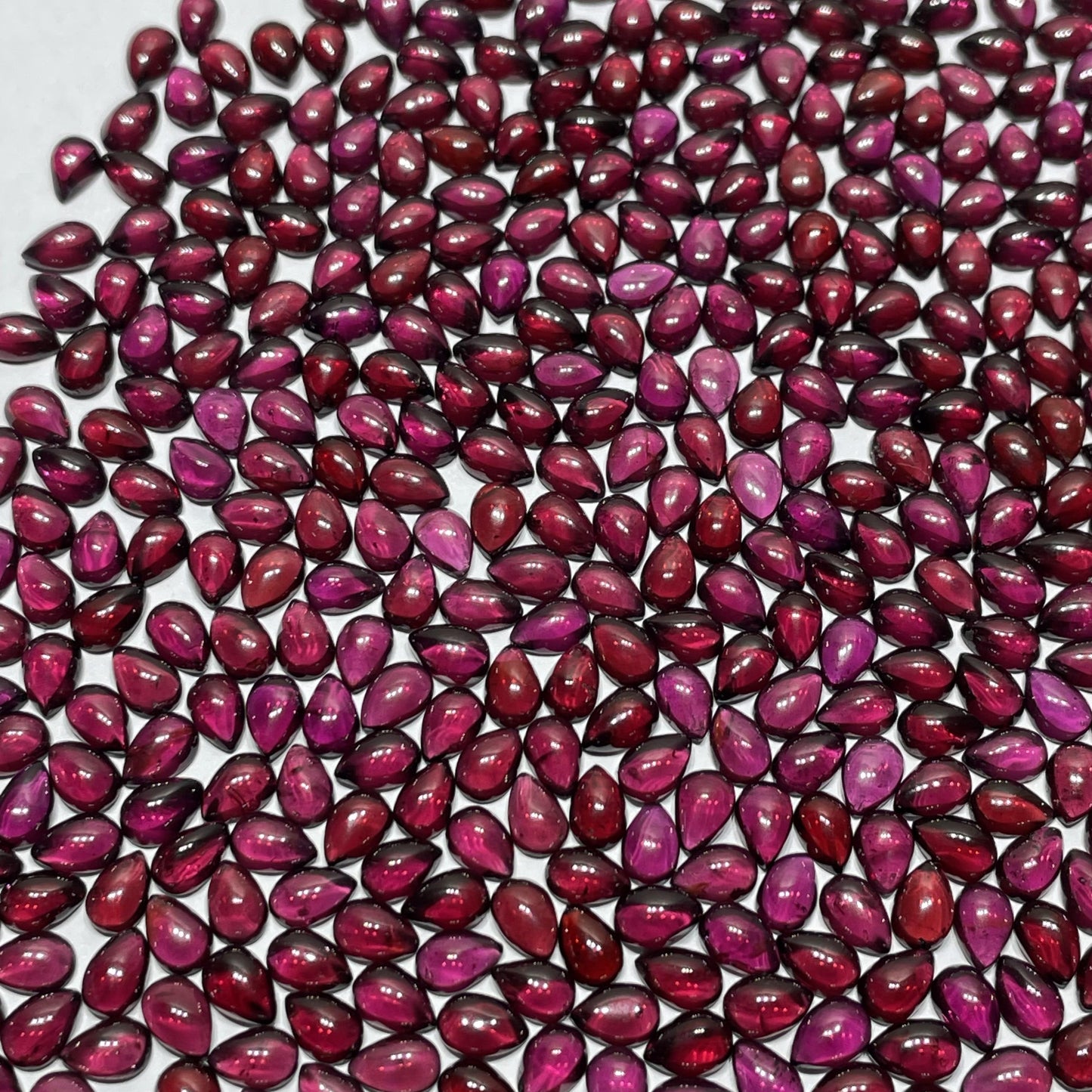 Natural Red Garnet Cabochon (Natural)