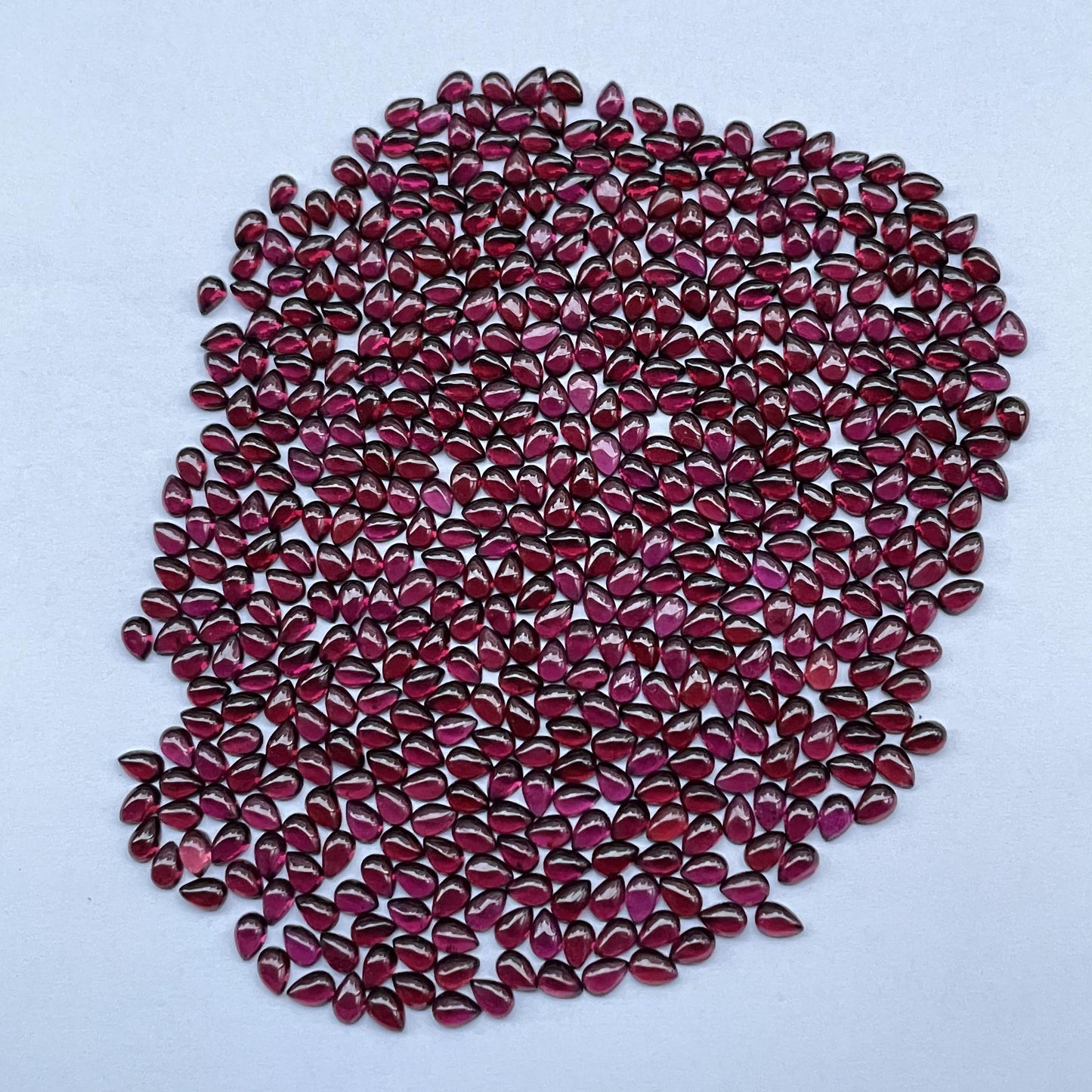 Natural Red Garnet Cabochon (Natural)