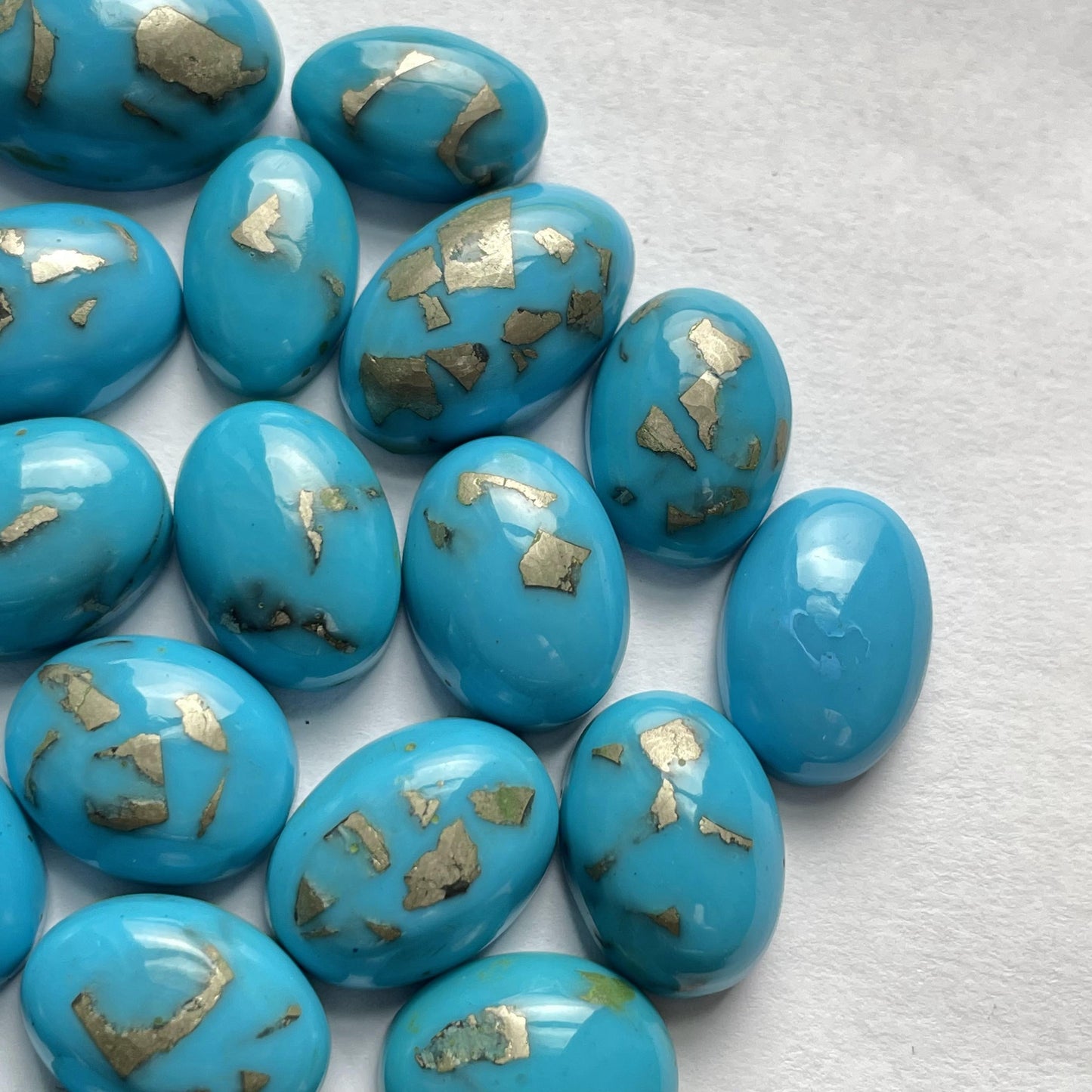 Copper Turquoise Cabochon (Lab-Created)