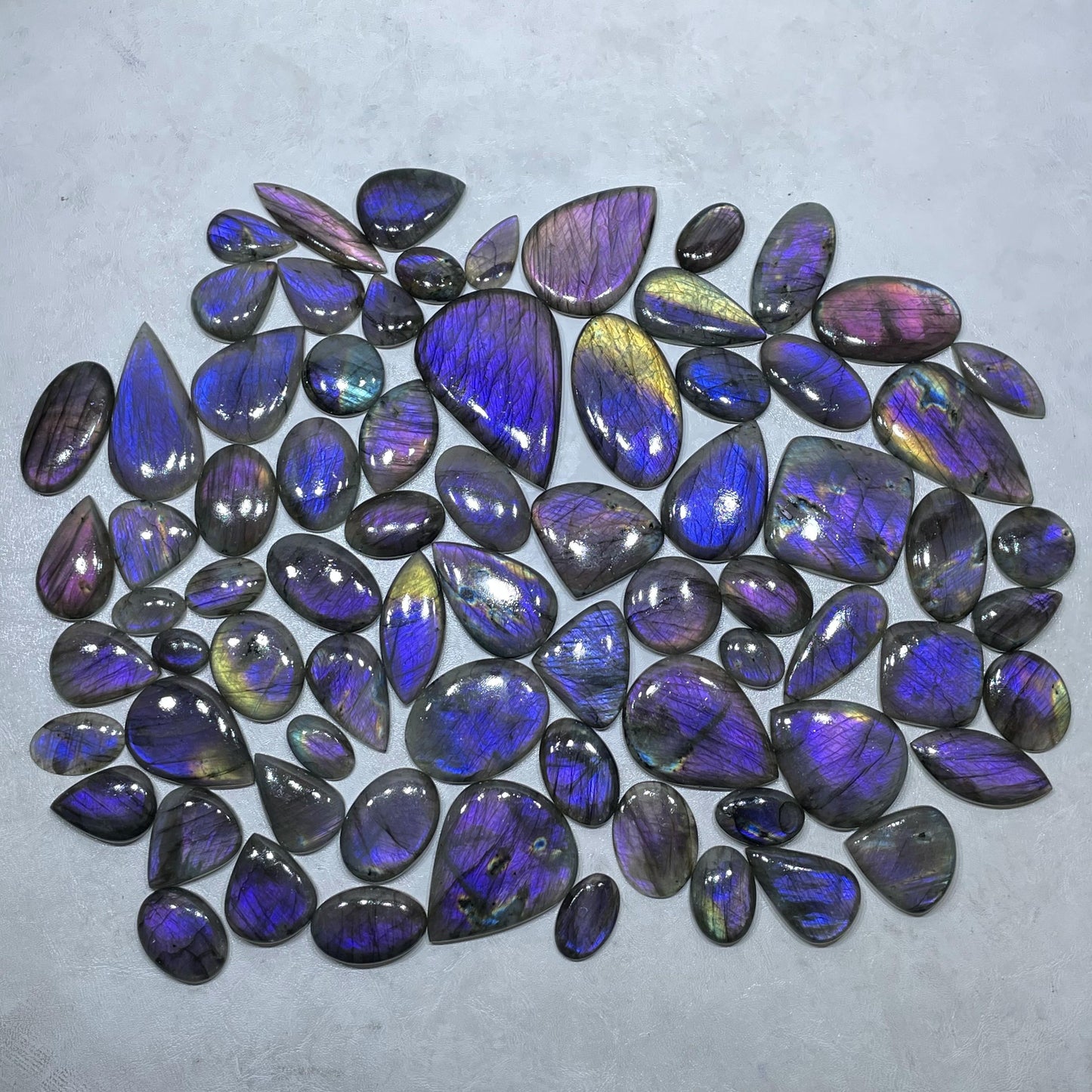 Natural Labradorite Purple Fire Cabochon (Natural)