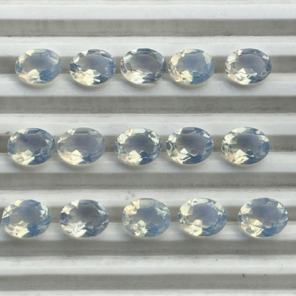 Opalite Faceted Nice Quality (8-10 mm) Oval Shape (Lab-Created)