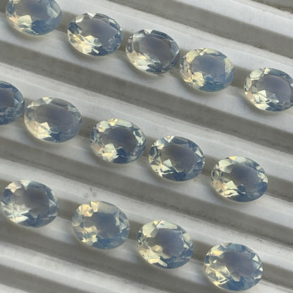 Opalite Faceted Nice Quality (8-10 mm) Oval Shape (Lab-Created)