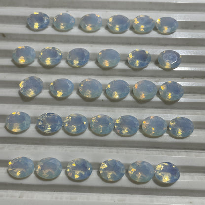 Opalite Faceted Nice Quality (8x10 mm) Oval Shape (Lab-Created)