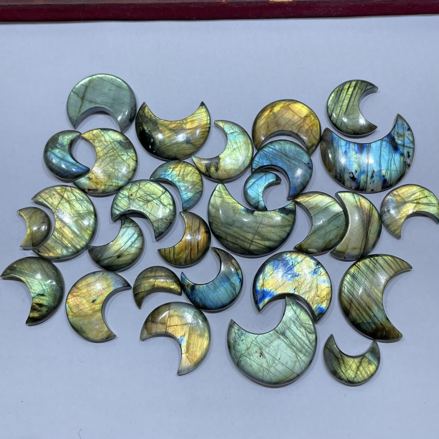 Natural Labradorite Crescent Shape (Natural)