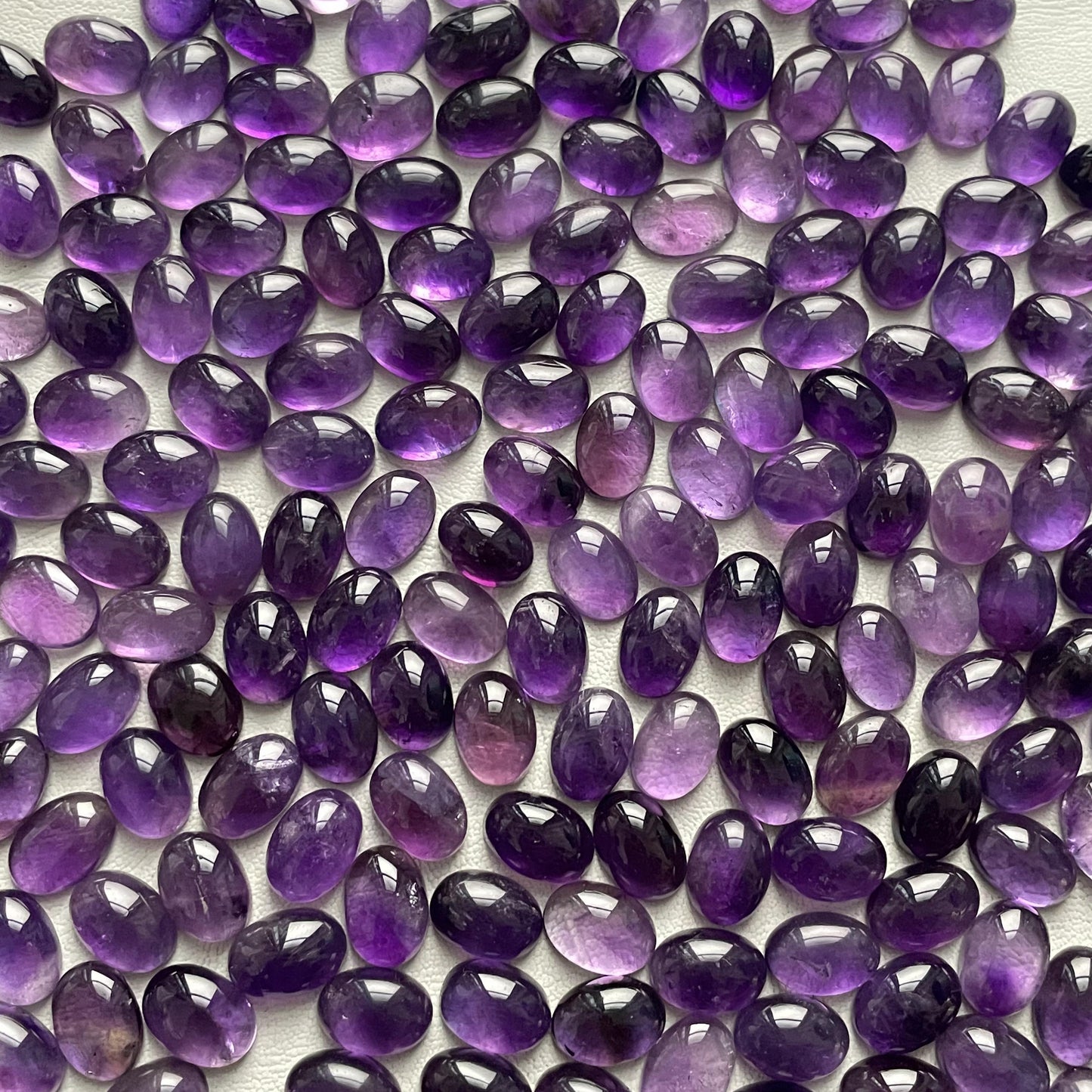 Beautiful Purple Amethyst 10x14 mm Oval Cabochon (Natural)