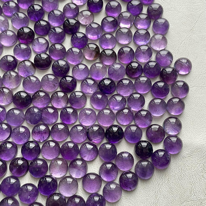 Beautiful Purple Amethyst 11 mm Round Cabochon (Natural)