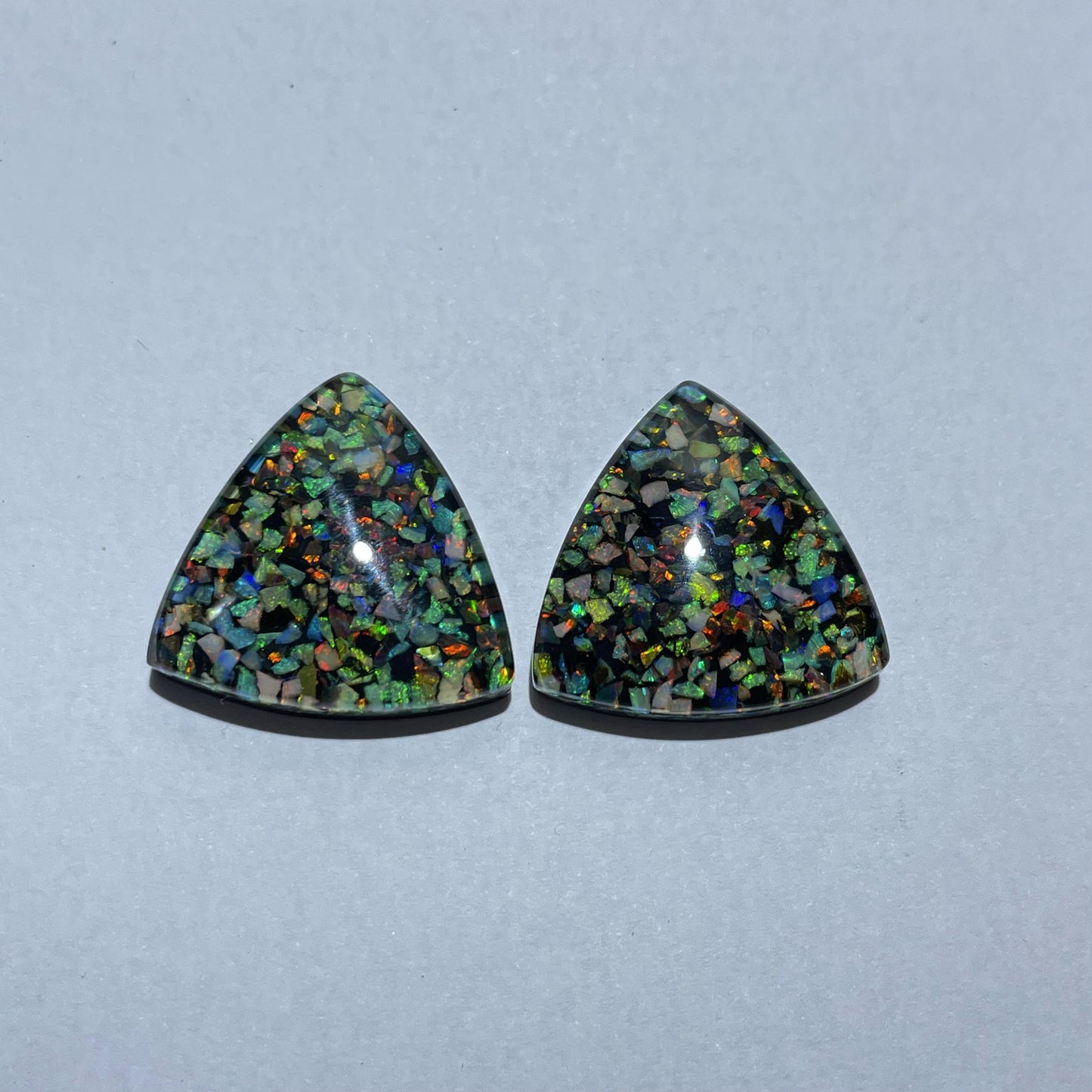 Ethiopian Opal Doubled Cabochon (Lab-Created)