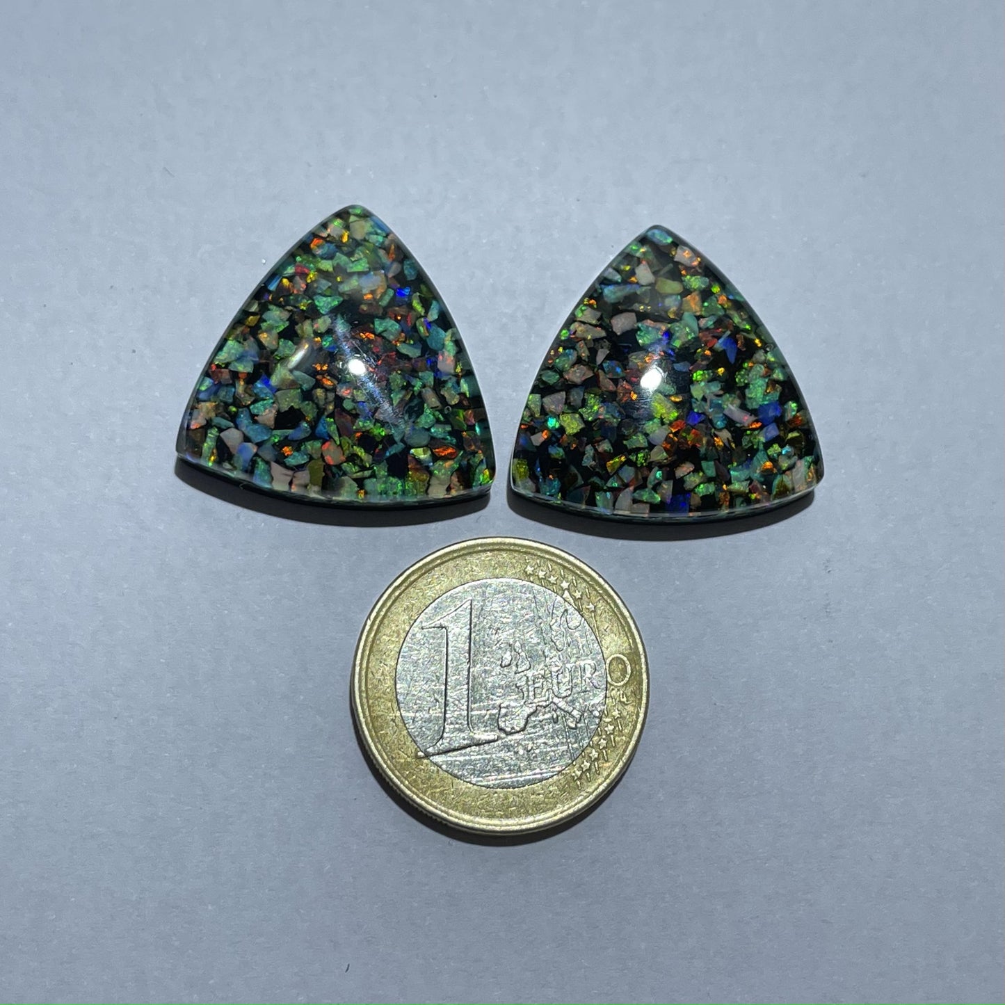 Ethiopian Opal Doubled Cabochon (Lab-Created)