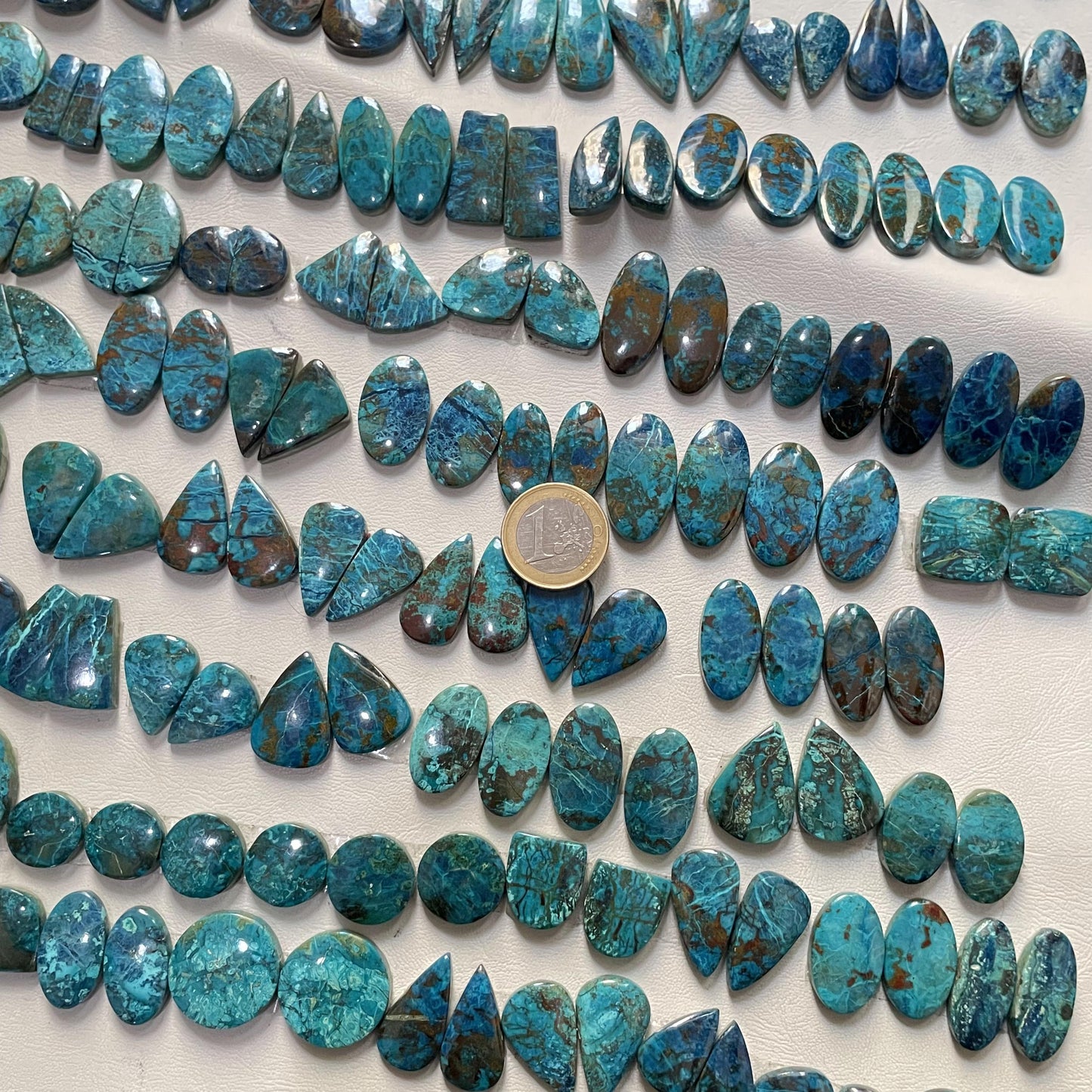 Natural SHATTUCKITE Pairs Cabochon (Natural)