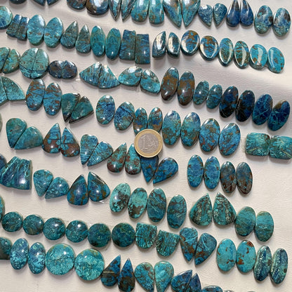 Natural SHATTUCKITE Pairs Cabochon (Natural)