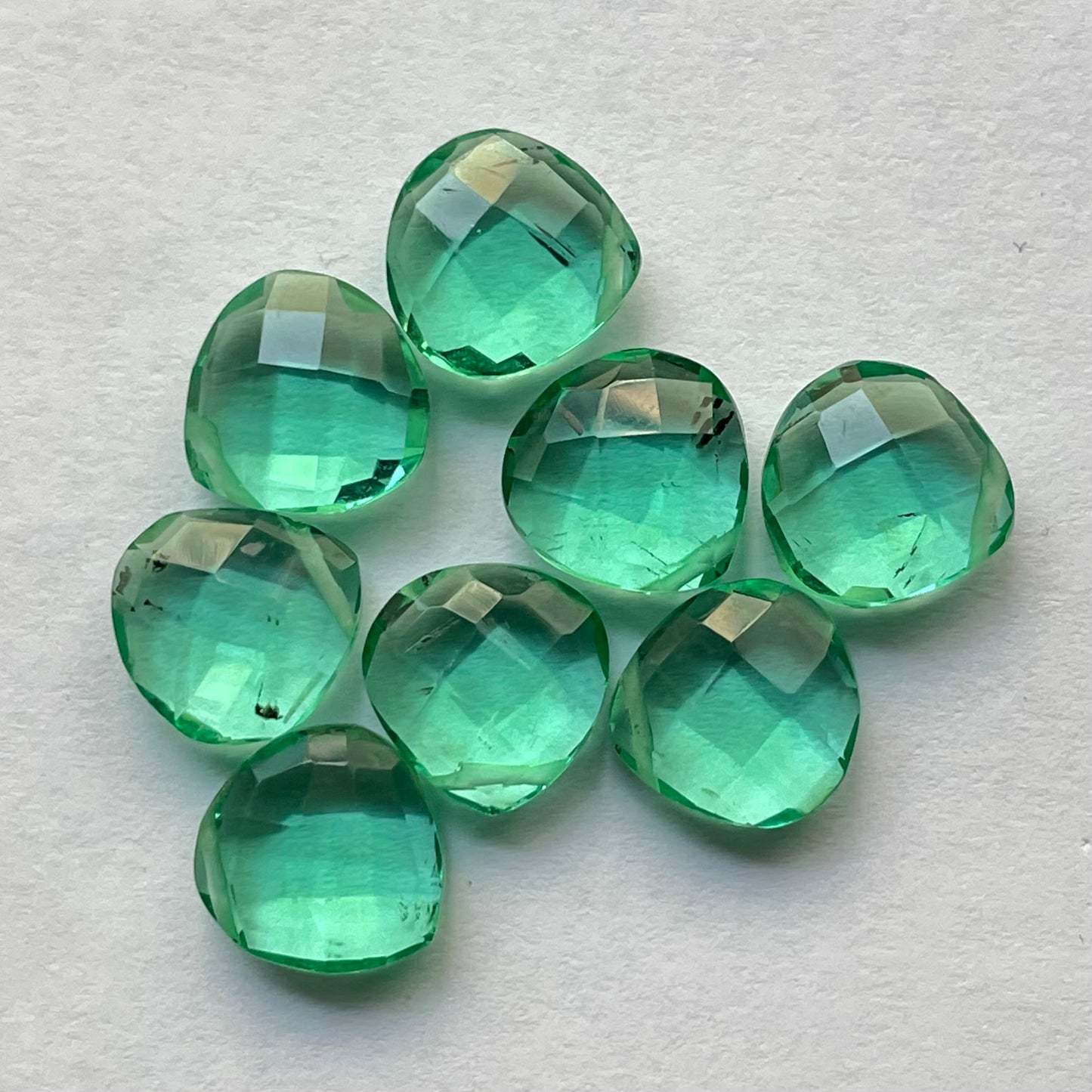 Apatite Faceted Nice Quality ( 10mm ) Pear Shape