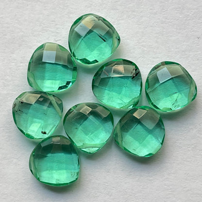 Apatite Faceted Nice Quality ( 10mm ) Pear Shape (Lab Created)