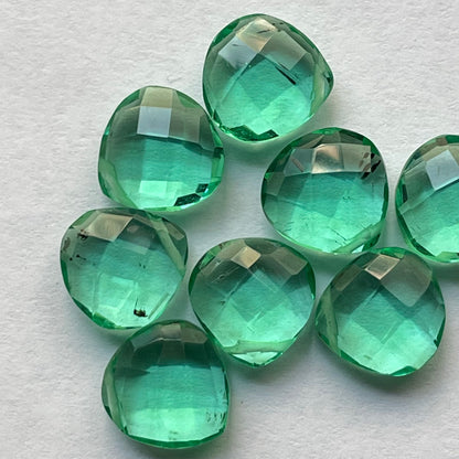 Apatite Faceted Nice Quality ( 10mm ) Pear Shape (Lab Created)