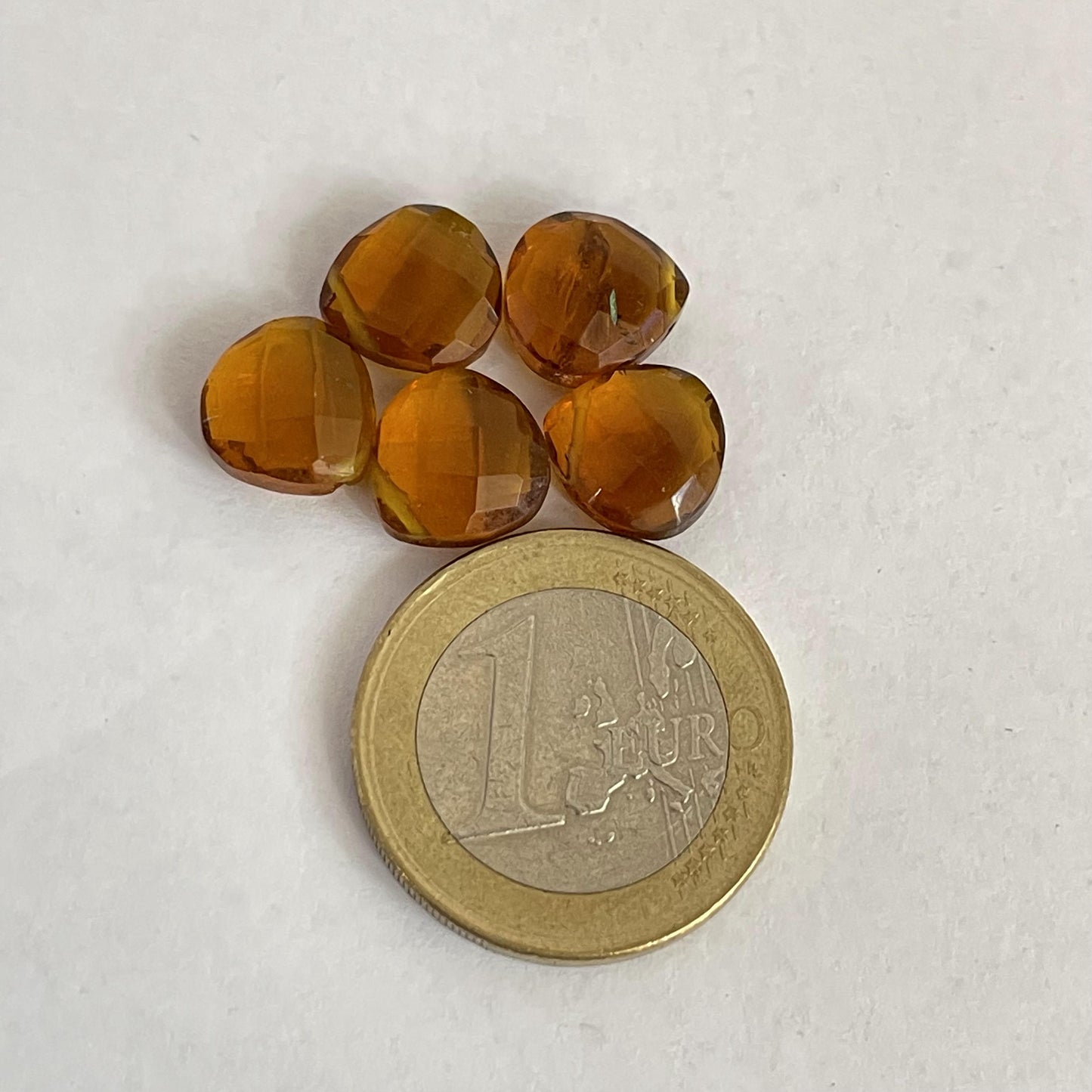 Bear Quartz Faceted Nice Quality (10 mm) Briolette (Lab-Created)