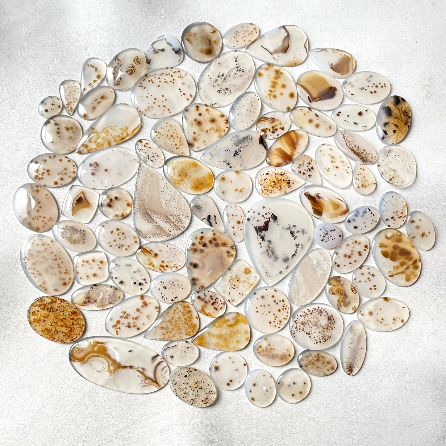 Natural Montana Agate High Quality Cabochon (Natural)