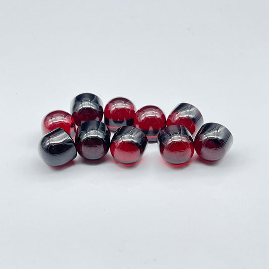 Natural Red Garnet 8 mm Good Quality Bullets Gemstone (Natural)