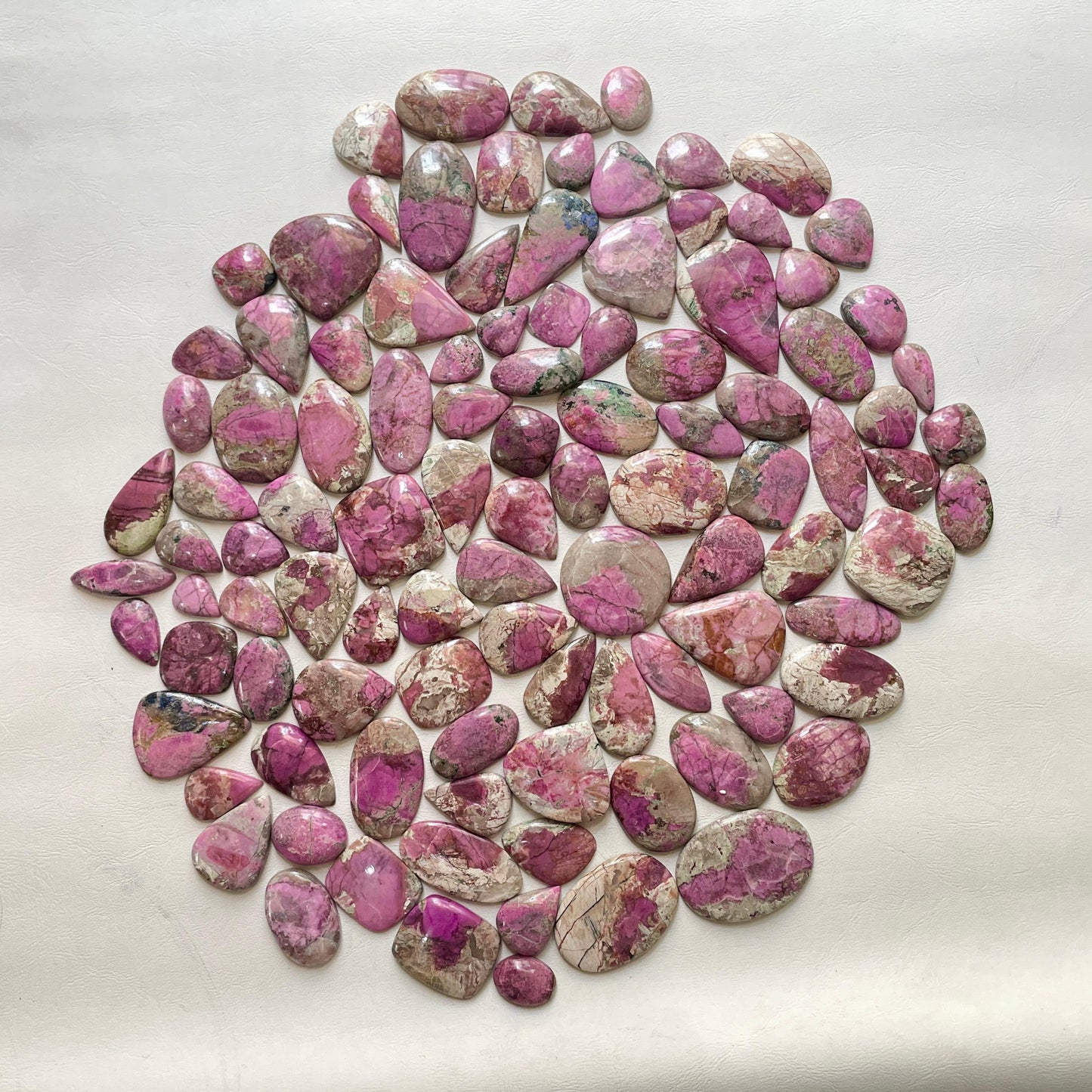 Beautiful Pink Cobalto Calcite Cabochon Gemstone (Natural)
