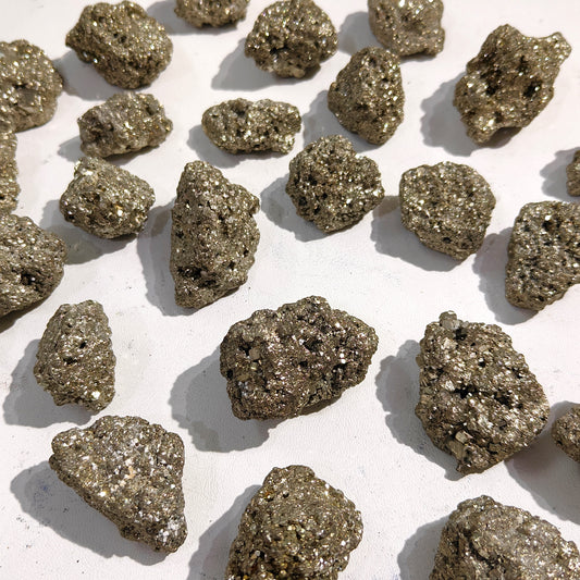 Natural Golden Pyrite Druzy Crystal (Natural)