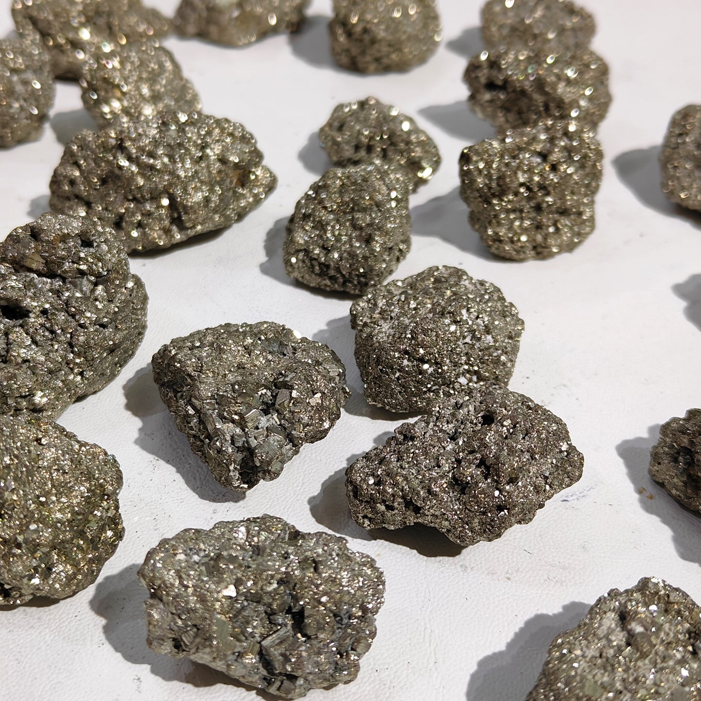 Natural Golden Pyrite Druzy Crystal (Natural)