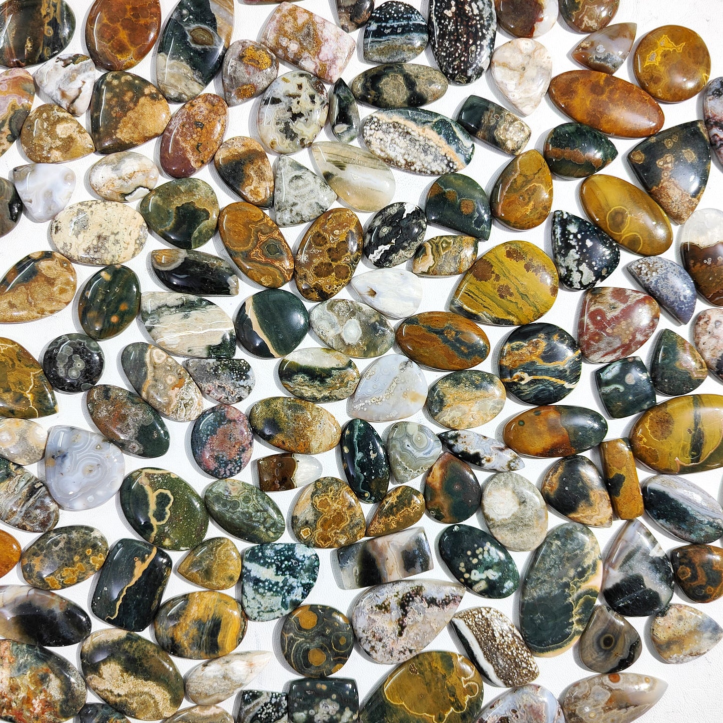 Natural Ocean Jasper Cabochon (Natural)