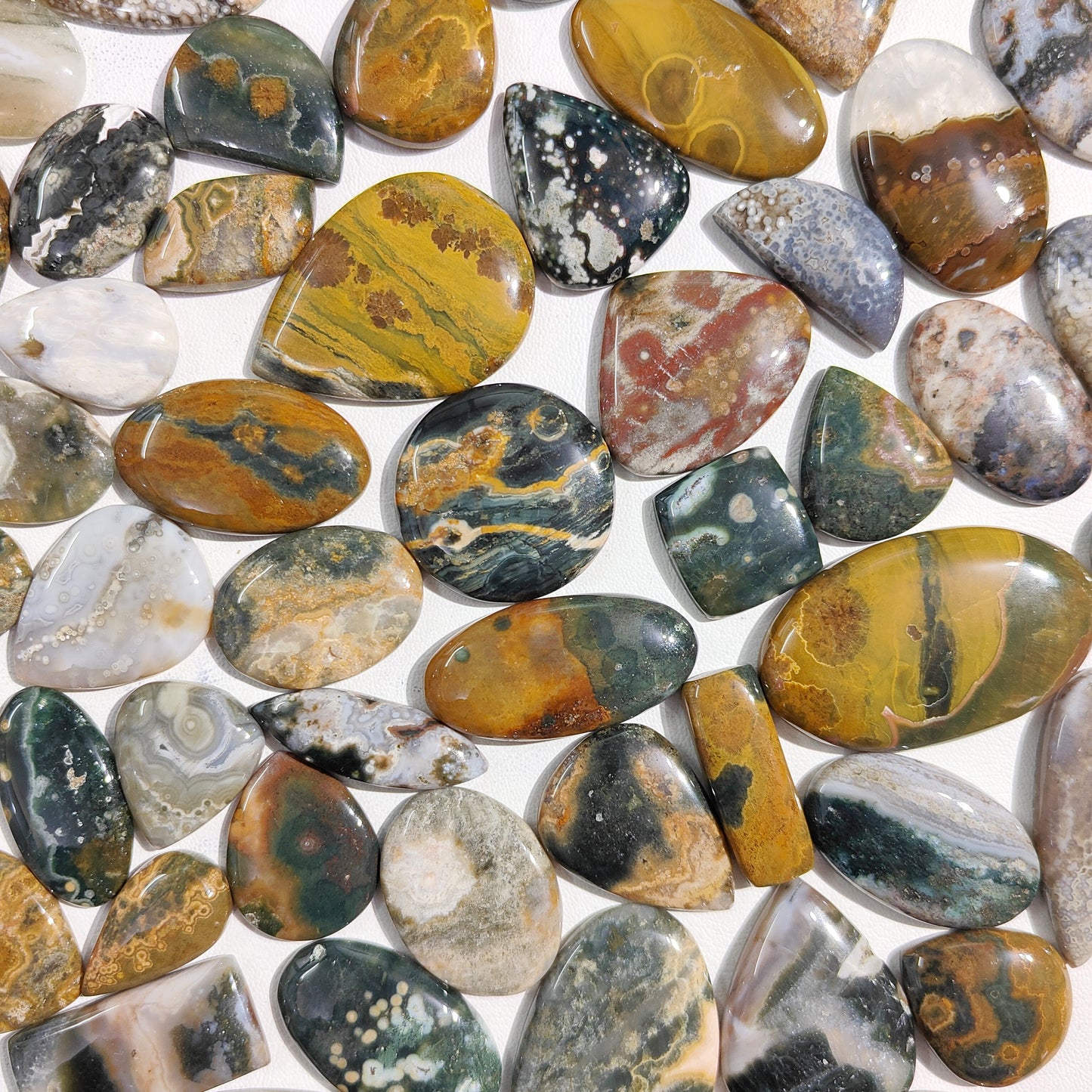 Natural Ocean Jasper Cabochon (Natural)