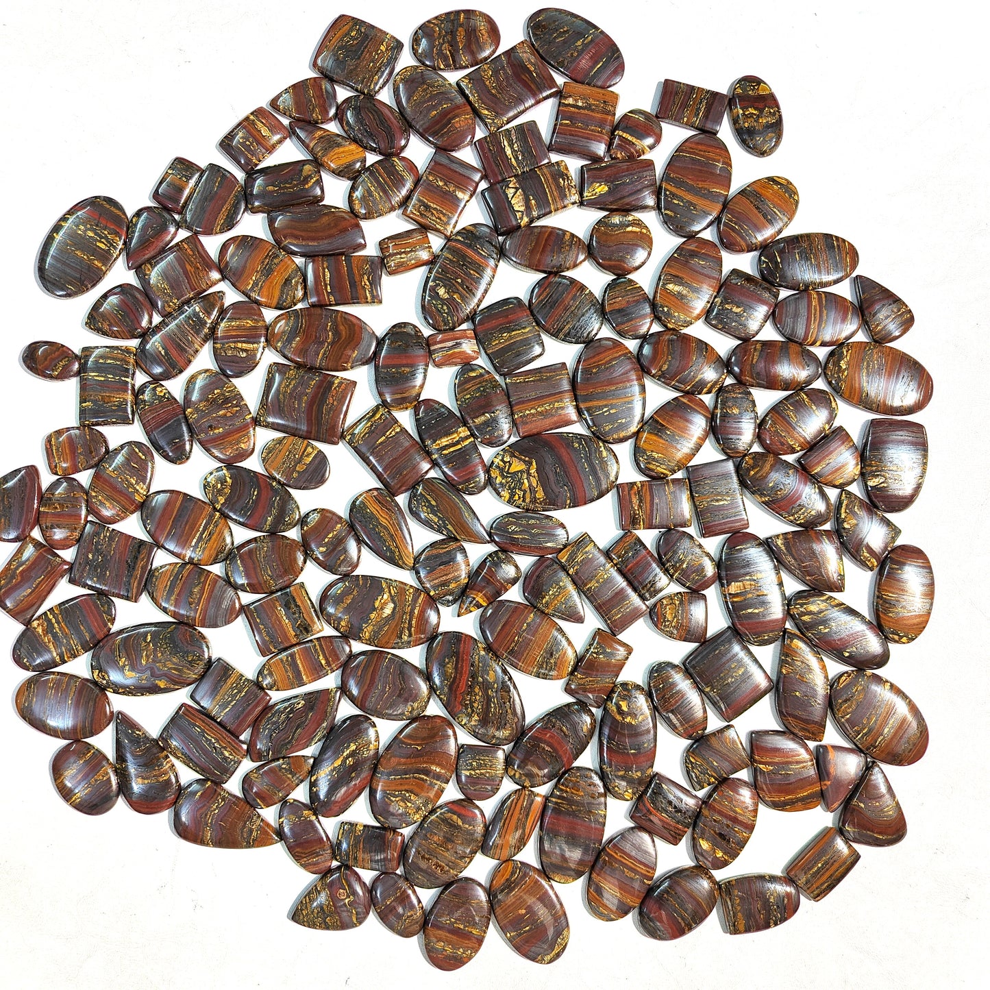 Natural Iron Tiger's Eye Cabochon (Natural)