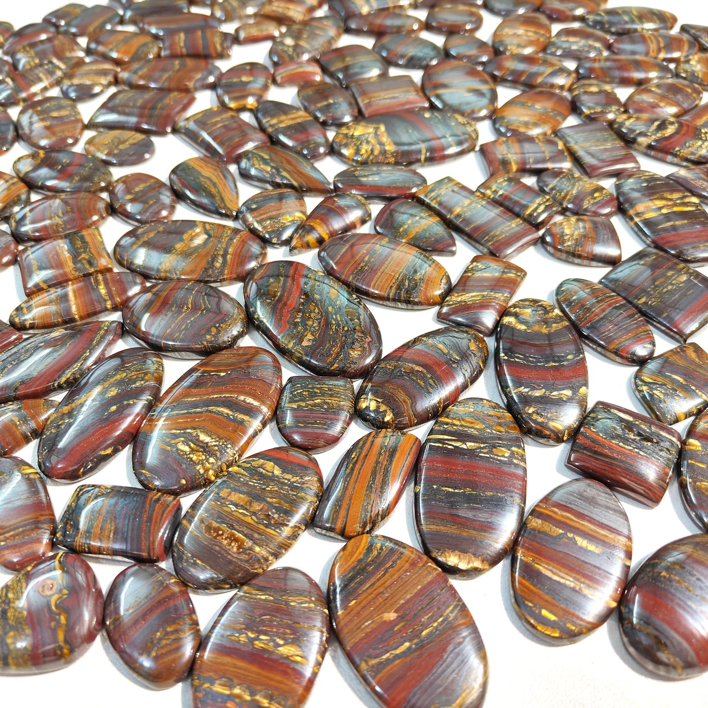 Natural Iron Tiger's Eye Cabochon (Natural)