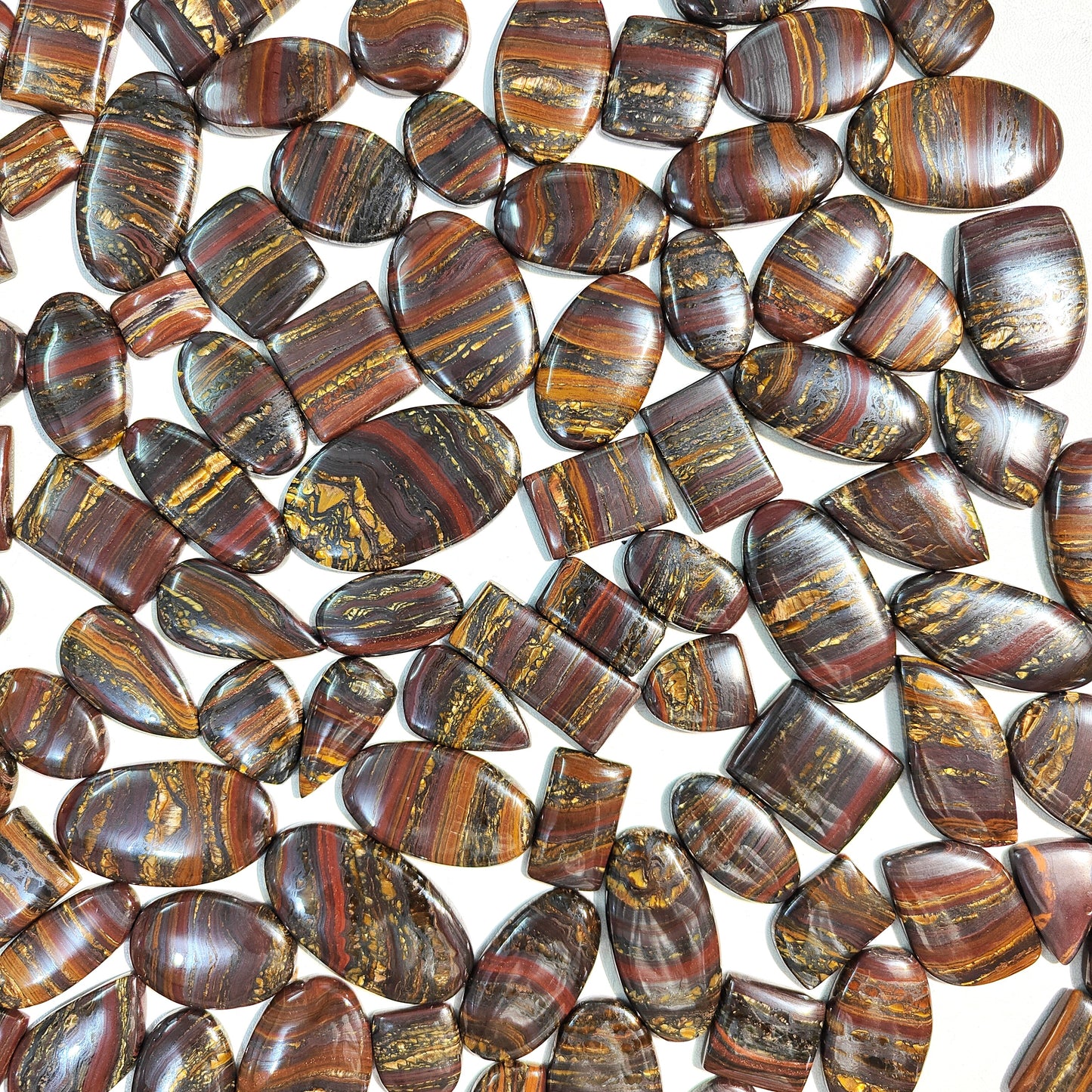 Natural Iron Tiger's Eye Cabochon (Natural)